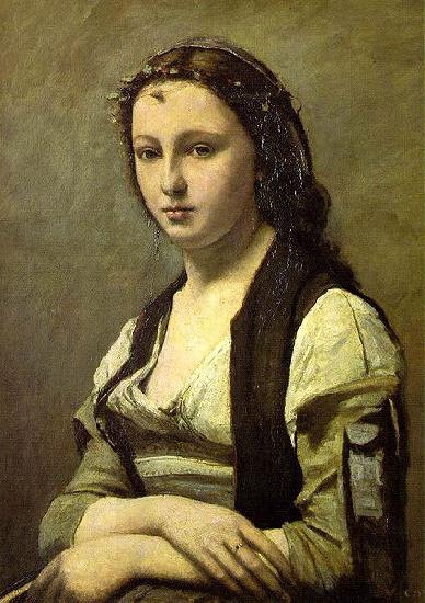 Jean-Baptiste Camille Corot The Woman with a Pearl China oil painting art